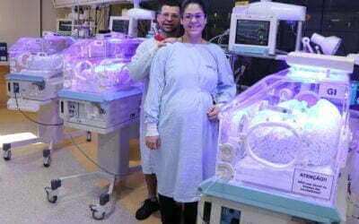 Nascimento de múltiplos concebidos naturalmente é registrado no HSVP de Passo Fundo