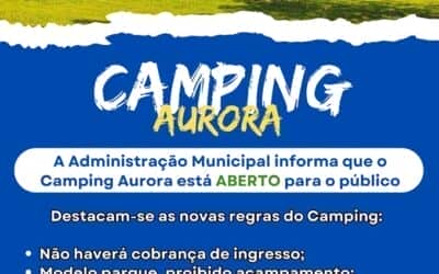 Depois de Mais de Meio Ano, o Camping Aurora em Quinze de Novembro, Capital das Águas, Vai Reabrir com Novas Regras