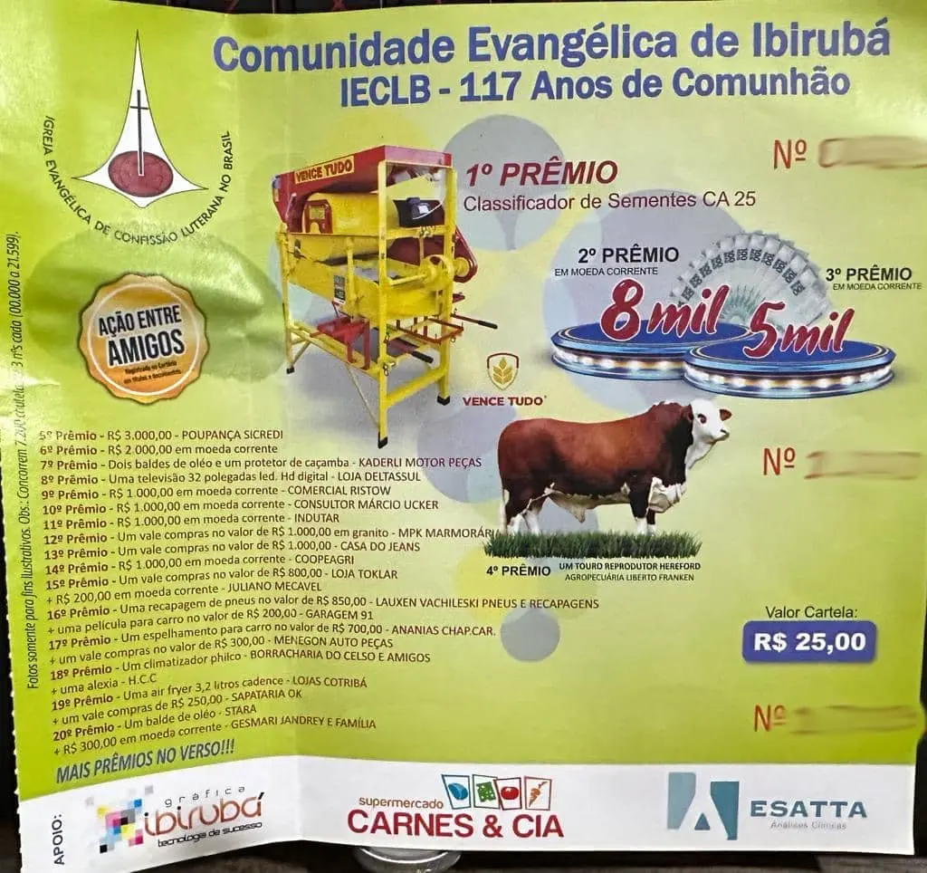 Comunidade Evangélica de Ibirubá IECLB Celebra 117 Anos de Comunhão com Evento Especial