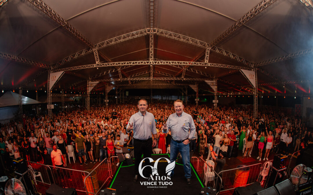 Vence Tudo Celebra 60 Anos com grande Show de Fernando & Sorocaba aberto a comunidade