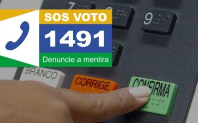 SOS Voto: saiba como funciona o número para denunciar mentiras sobre as Eleições 2024