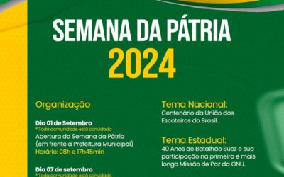 Programação da Semana da Pátria 2024 em Ibirubá: Comunidade é Convidada para Momentos Cívicos e Comemorações