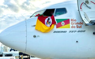 Avião temático e tripulação gaúcha: aeroporto do RS reabre após 5 meses