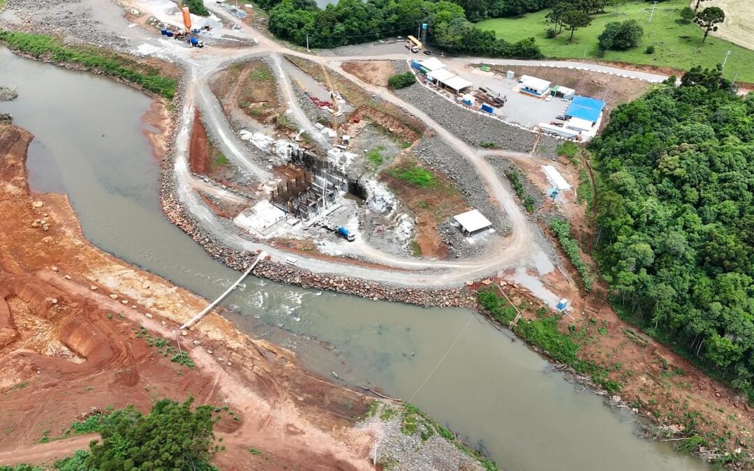 Coprel investe na segurança energética da região com a construção da PCH Santo Antônio do Jacuí