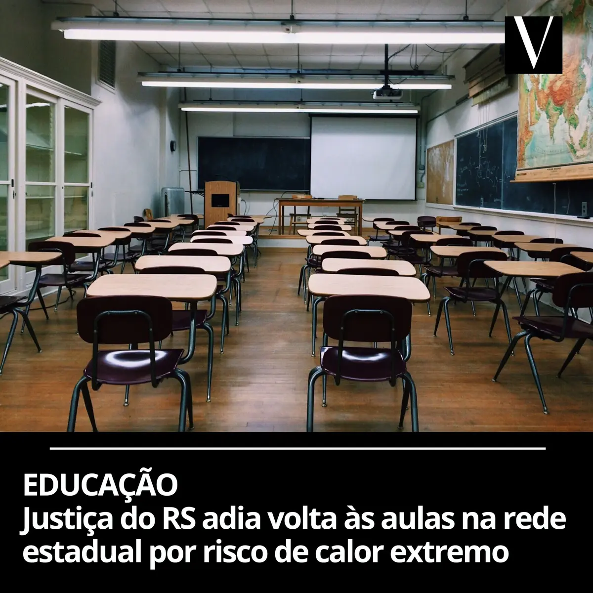 Justiça do RS adia volta às aulas na rede estadual por risco de calor extremo