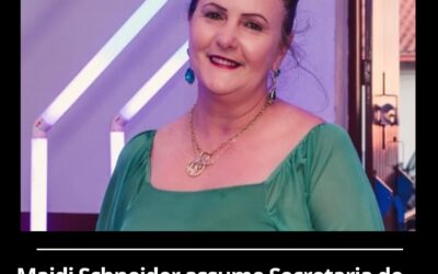 Maidi Schneider assume Secretaria de Educação, Desporto, Cultura e Turismo de Quinze de Novembro