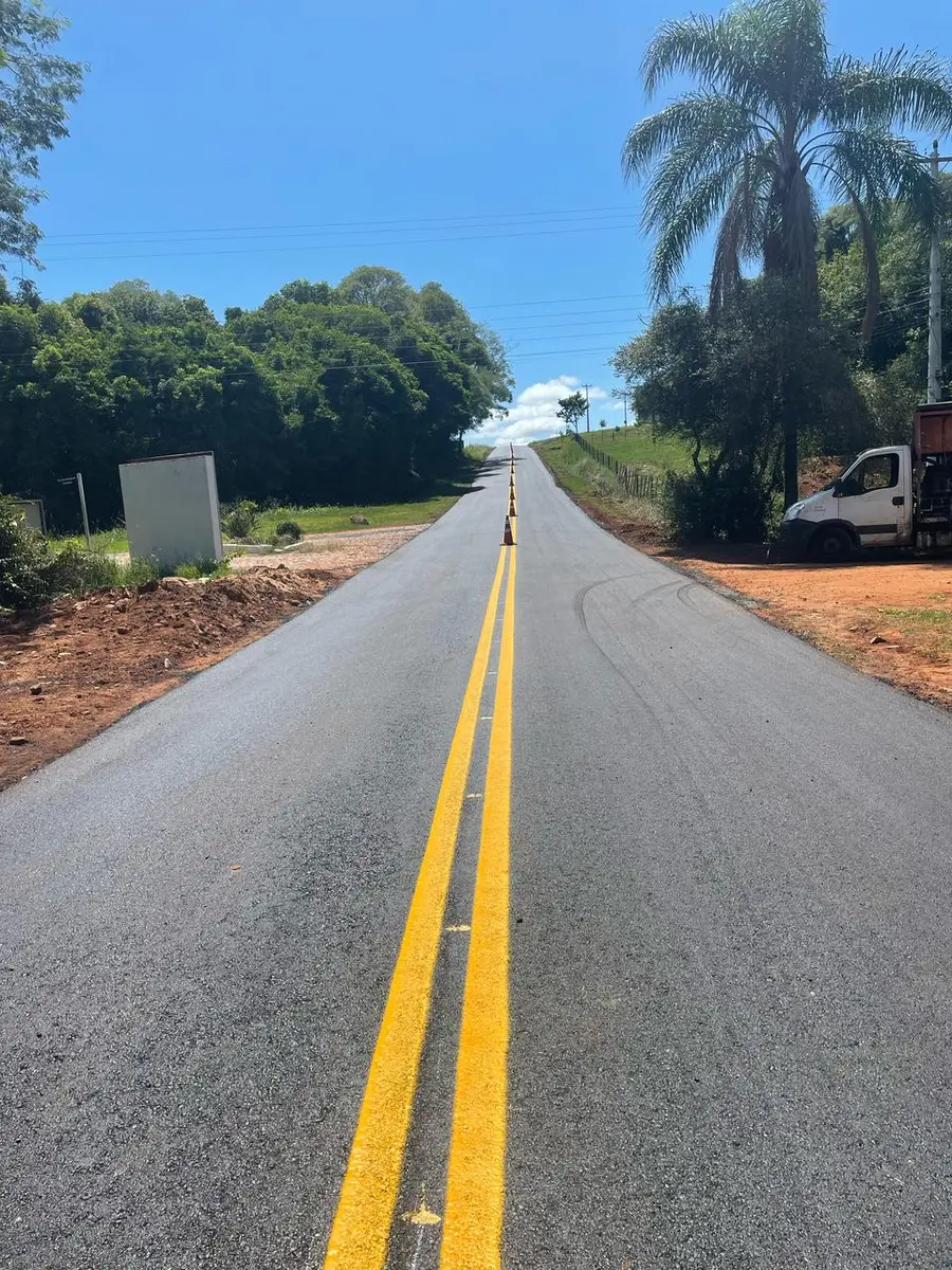 Trecho de 655 metros de asfalto é concluído entre Quinze de Novembro e Sede Aurora