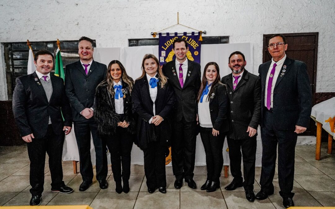 Lions Clube de Ibirubá vive noite histórica com homenagens, posse de diretoria, novos sócios e fundação do Clubinho do Leozito