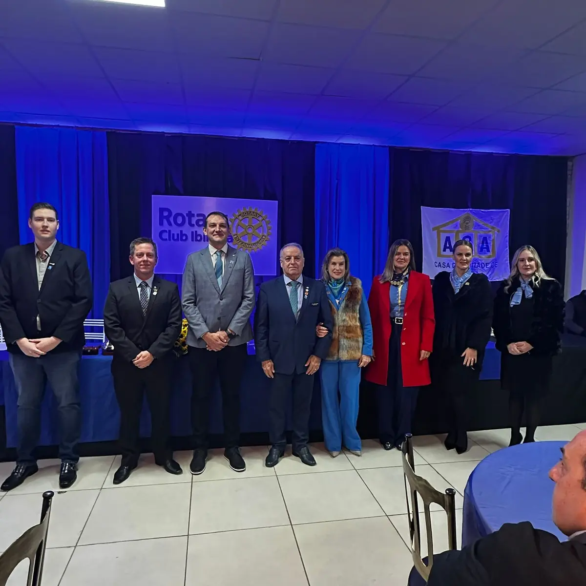 Três clubes de serviço se unem para noite histórica de posse em Ibirubá