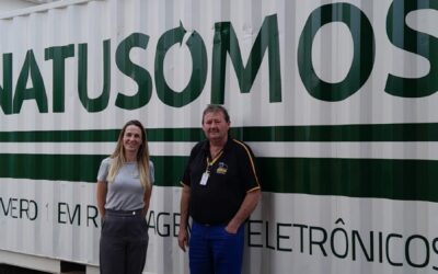 Ibirubá recebe novo contêiner para descarte de resíduos eletrônicos