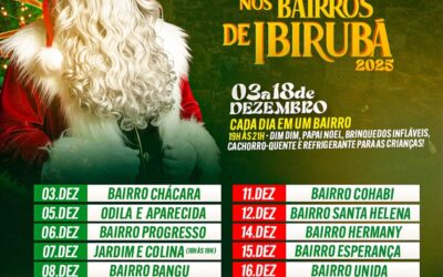 Natal dos Bairros leva magia e programação especial para as comunidades de Ibirubá