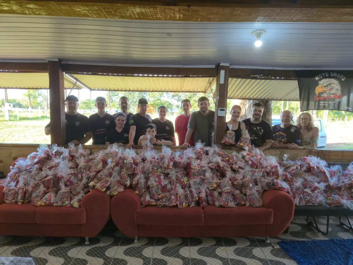 Moto Grupo Parceiros do Asfalto promove 2º Natal Solidário em Ibirubá
