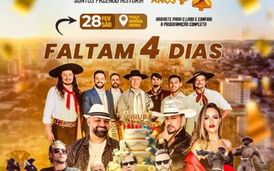 Ibirubá celebra 71 anos com grande festa na Praça General Osório neste sábado