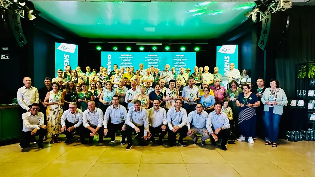 Sicredi Rota das Terras celebra 45 anos com evento emocionante e reafirma compromisso com associados e comunidades