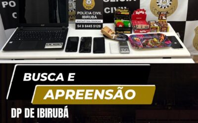 Polícia Civil cumpre mandados de busca e apreensão em Ibirubá