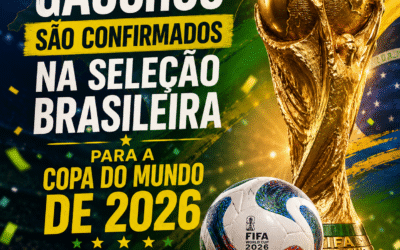 Confira os jogadores gaúchos convocados pela Seleção Brasileira para a Copa do Mundo 2026