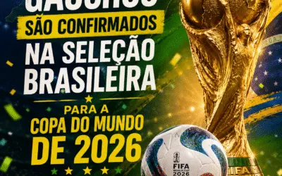 Confira os jogadores gaúchos convocados pela Seleção Brasileira para a Copa do Mundo 2026