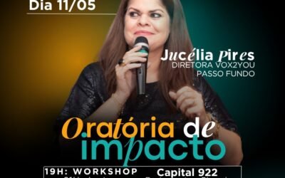 Acisa promove Workshop de Oratória em Ibirubá no dia 11 de maio