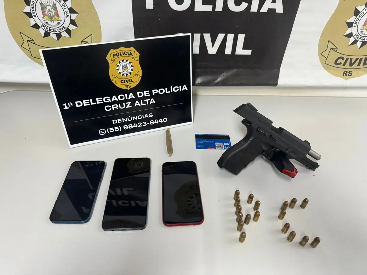 Ofensiva da Polícia Civil contra a prática de homicídios em Cruz Alta.