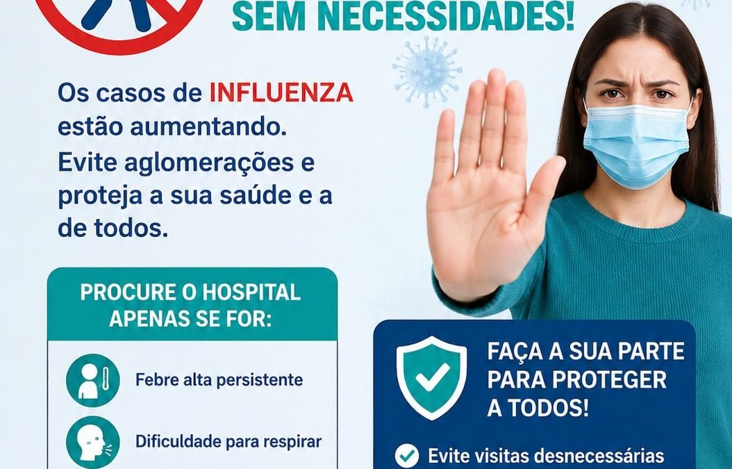 Hospital da Comunidade Annes Dias faz alerta sobre aumento dos casos de influenza
